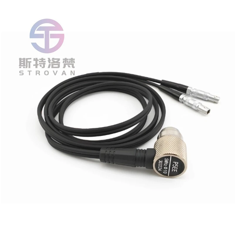 P5EE Ultrasonic Thickness Gauge Coating Penetration Probe Narrow Pulse Composite Wafer 5MHz Φ 10 5P10