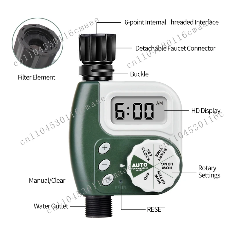Garden Watering Timer Ball Valve Automatic Electronic Water Timer Home Garden Irrigation Timer Controller System
