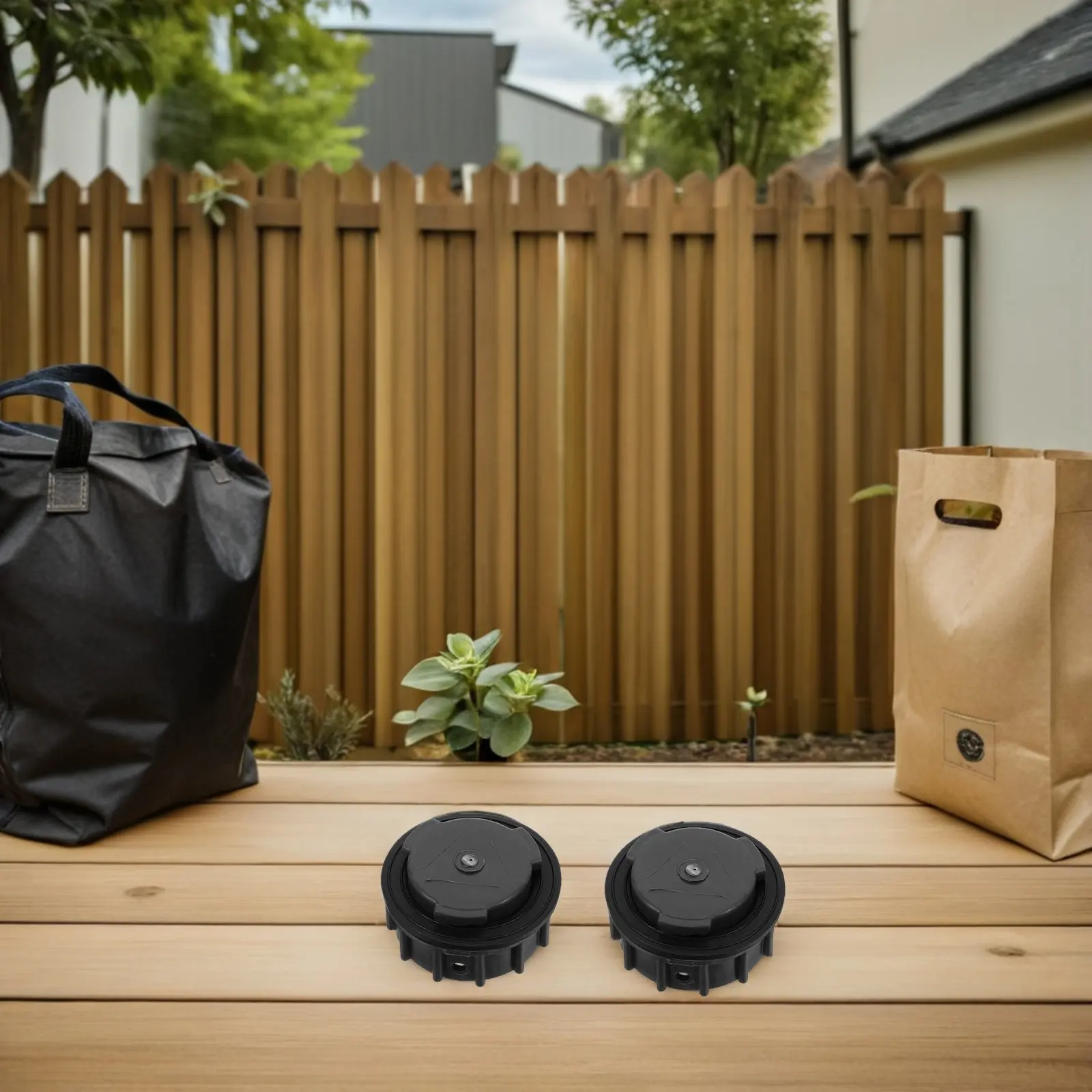 2Pcs Trash Can Bottom Stopper Heavy Duty Leak-Proof Water Stopper for 660L Outdoor Garbage Bin Drain Hole Accessories