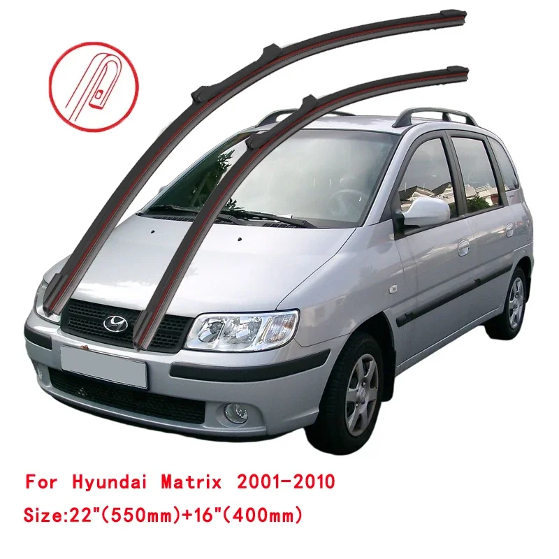 

Для Hyundai Lavita Matrix 2001-2010: Щетки стеклоочистителя лобового стекла, аксессуары для мойки, детали для чистки окон