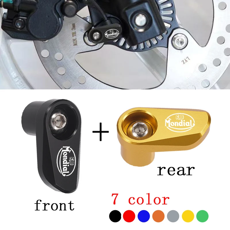 Für FB Mondial Flat Track Hps 125 300 Hipster Imola Smt Smx 125 Enduro Motorrad Vorderrad ABS-Sensor Schutzabdeckung