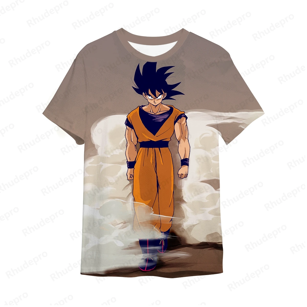 DragonBallZ camiseta grande para homens, tops Goku Y2K, Vegeta, roupas infantis, camisas de tendência anime, estilo Harajuku