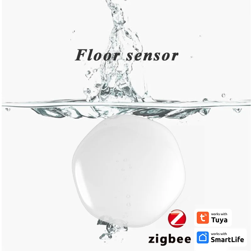 Flood Sensor Zigbee New Detection Remote Monitoring Scene Linkage Multi-scene Application Overflow Security Water Linkage Alarm