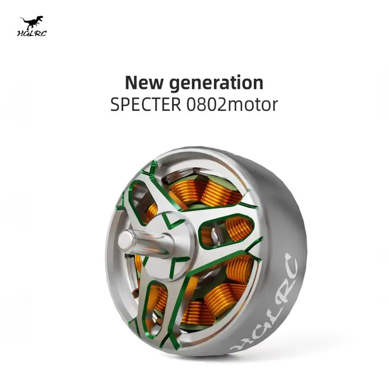 HGLRC SPECTER 0802 Brushless Motor 21000KV 1S LIPO for FPV Freestyle Tinywhoop Drone High-Speed Racing Quadcopter DIY Components