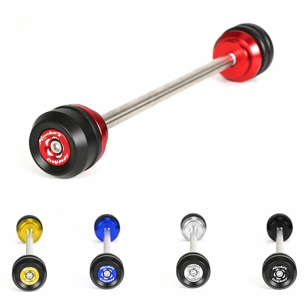 

Front Wheel Fork Axle Crash Sliders Cover For Honda Monkey 125 Z125 2018-2023 Front Wheel Fork Axle Crash Sliders Cover