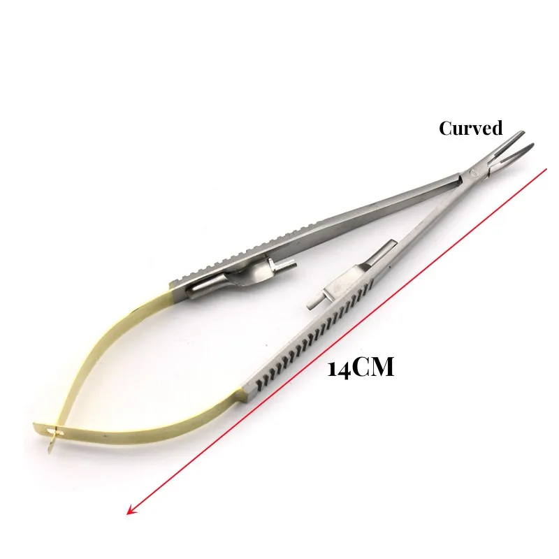 TC Head Dental Surgical Orthodontic Implant Castroviejo Needle Holders Forceps Tweezers Dental Pliers Dentistry Tool