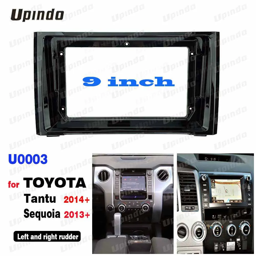 

For Toyota Tundra Sequoia 2013 9 Inch Android Car Fascia Panel Frame Dash Kit