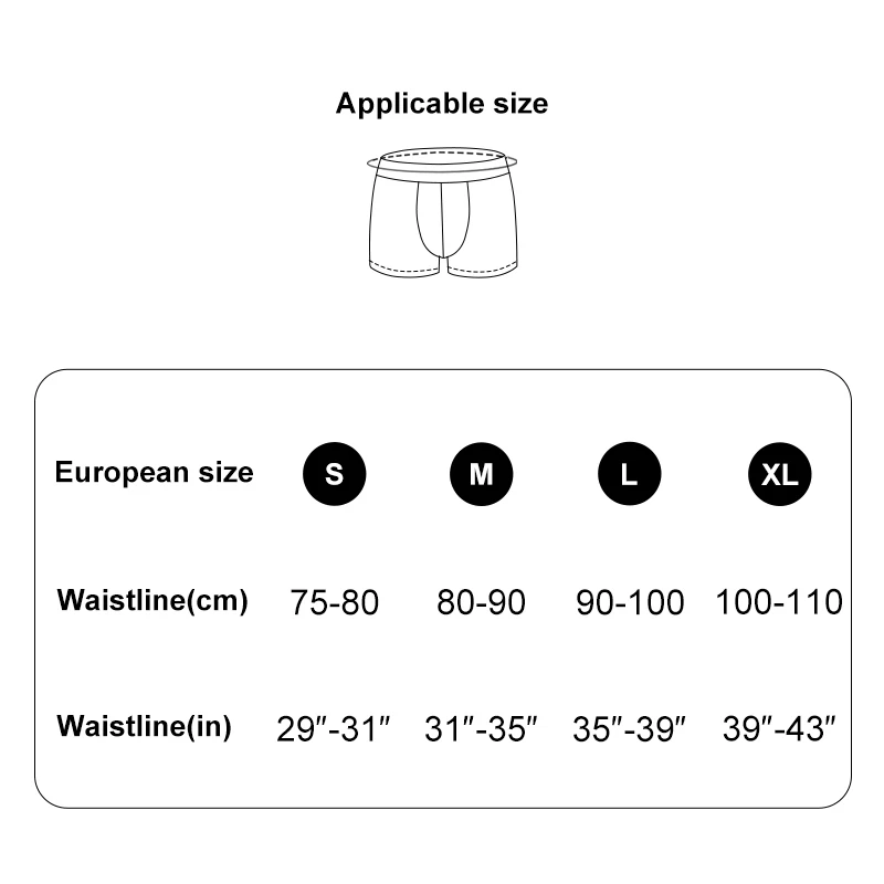 Culottes en Coton pour Homme, Sous-Vêtements avec Lettres Imprimées, Respirantes, Solides, Sexy, Confortables, 3 Pièces