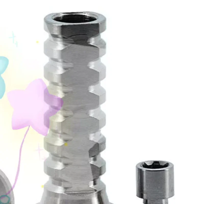 4.8mm Titanium Dental Temporary Implant Replacement Components Fit Nobel Biocare for Dental Clinics Labs Use