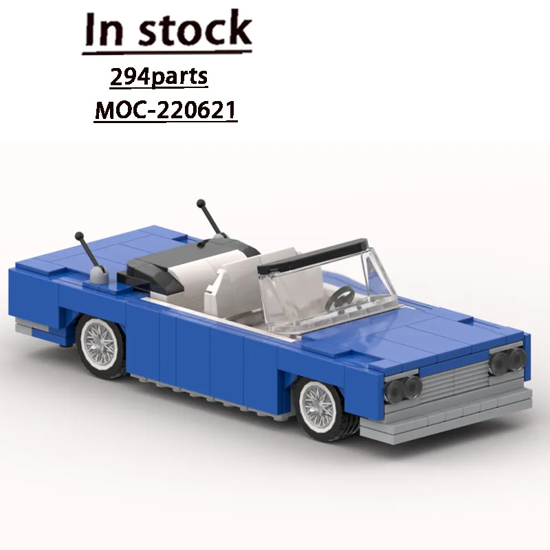 

MOC-220621 New Sports Iconic Supercar Racing Building Block Model 294 Parts Creative Birthday Toy Gift for Boys and Children