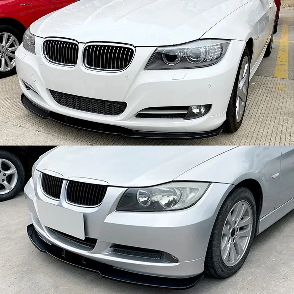 For Bmw E90 E91 Front Bumper Lip Spoiler Splitter Diffuser 3 Series 320i 325i 330i 320d 330xi 335xi 2005-2012 Bodykits Tuning