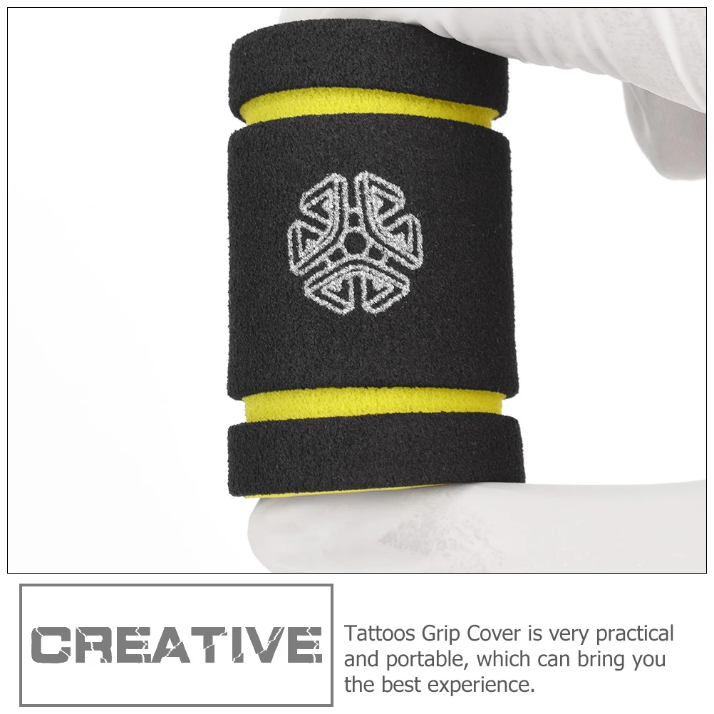 

10Pcs Thick Sponge Tattoos Handle Cover Non-Slip Elastic Grip Protector Portable Comfortable Design Prevents Calluses Premium