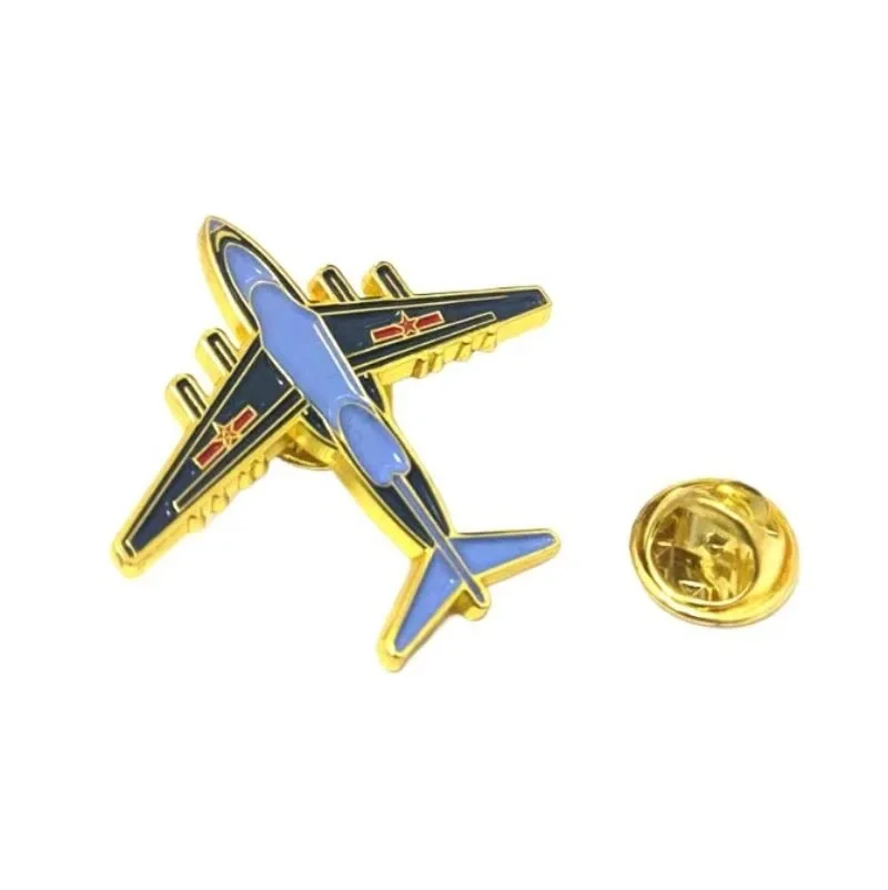 Creative Air Show Aircraft Badge Brooch Pin Souvenir Paint Craft Exquisite Badge Pin