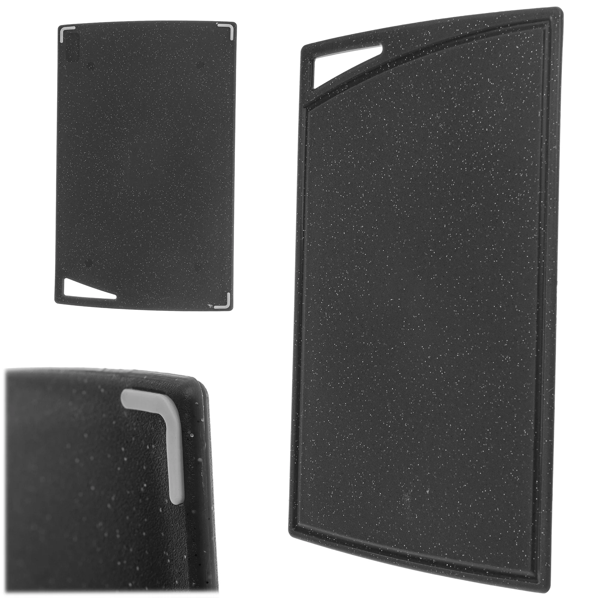 KADAX Snijplank Soleto 31,5x20cm Zwart