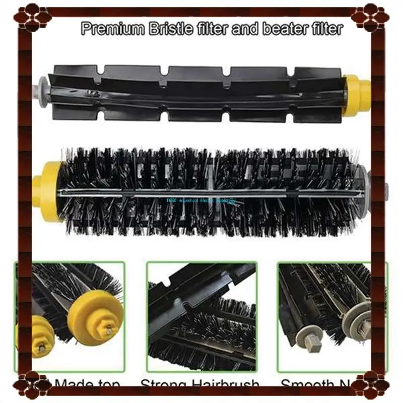 تسليم 24 ساعة لـ Irobot Roomba 600 Series 610 620 625 630 650 660 مكنسة كهربائية فرش جانبية رئيسية فلتر استبدال الجزء K