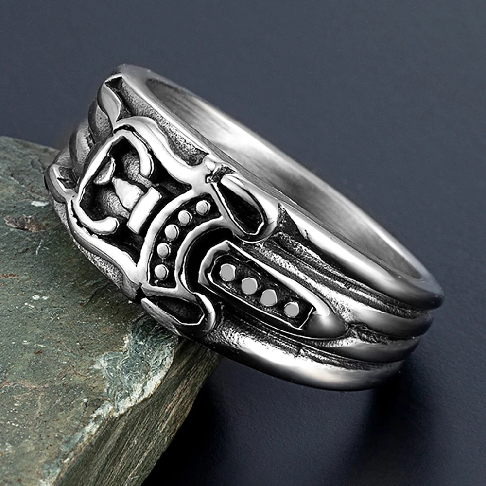 High Quality Stainless Steel Anchor Ring For Men Women Jewelry Vintage Anchor Punk Rock Fashion Accessories Party Gift Wholesale