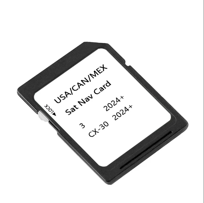 마쯔다 3 CX-30 2024 차량용 멀티미디어 GPS 소프트웨어 16GB 내비게이션 미국/캐나다/멕시코 지도 SD 카드 무료 배송
