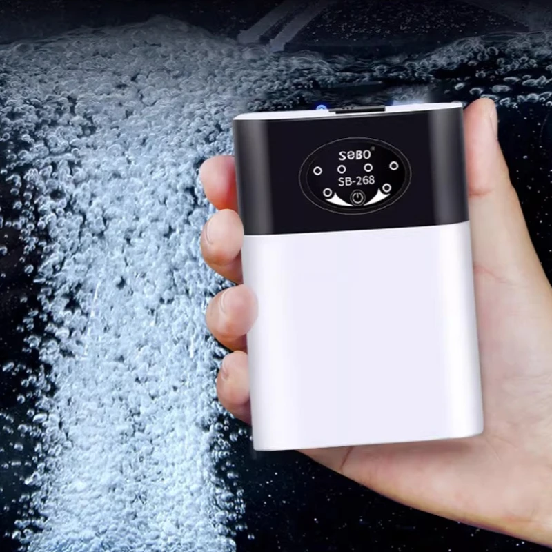 Fish Tank Oxygen Pump Rechargeable Portable Silent USB Air Pump High Air Volume Aquarium Oxygen Generator Outdoor Oxygenator