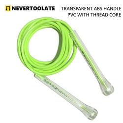 HARDNESS 80A (15~35℃) 85A （20~40℃） 5mm 5.3mm pvc and alloy material  jump skip rope boxing fitness crossfit no logo HIIT