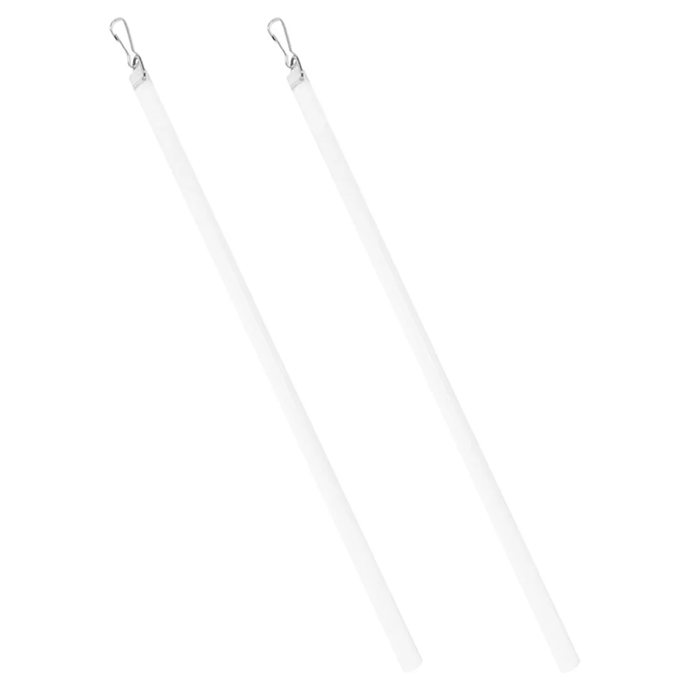 2 Pcs Blind Hook Holder Pullers Cord Drapery Adhesive Wand Replacement with Opener Window Stick Acrylic Curtain Rod