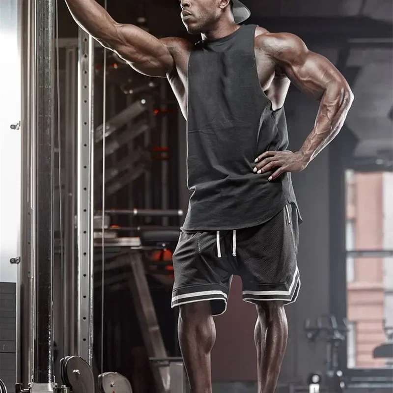 Summer Basketball Men Loose Sport Shorts Quick Drying Mesh Sports Five-point Pants Oversized Sports Shorts image 4