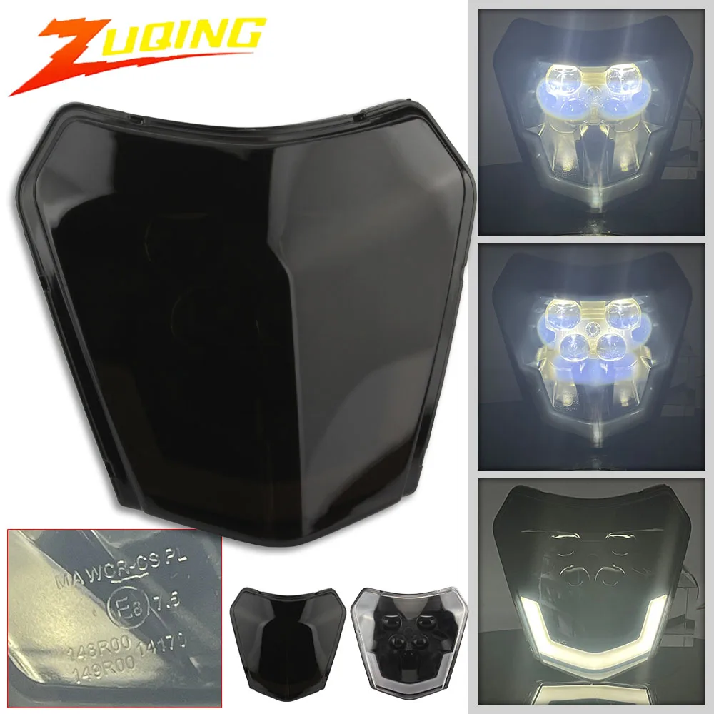 

For KTM Motorcycle LED Headlight Wick EXC 300 XC XCF XCW EXCF 150-450 2016-2023 Motocross Supermoto Universal accessories