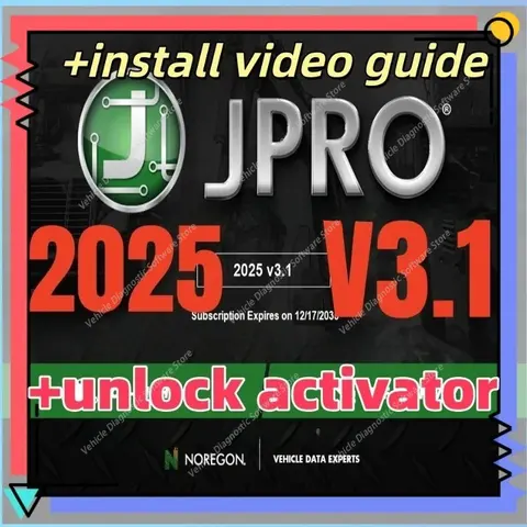 New 2026 JPRO Commercial Fleet Diagnostics jpro 2025v3.1 2025 V2 2024 V3+ unlocked keygen+install video+unlimited install or 1pc