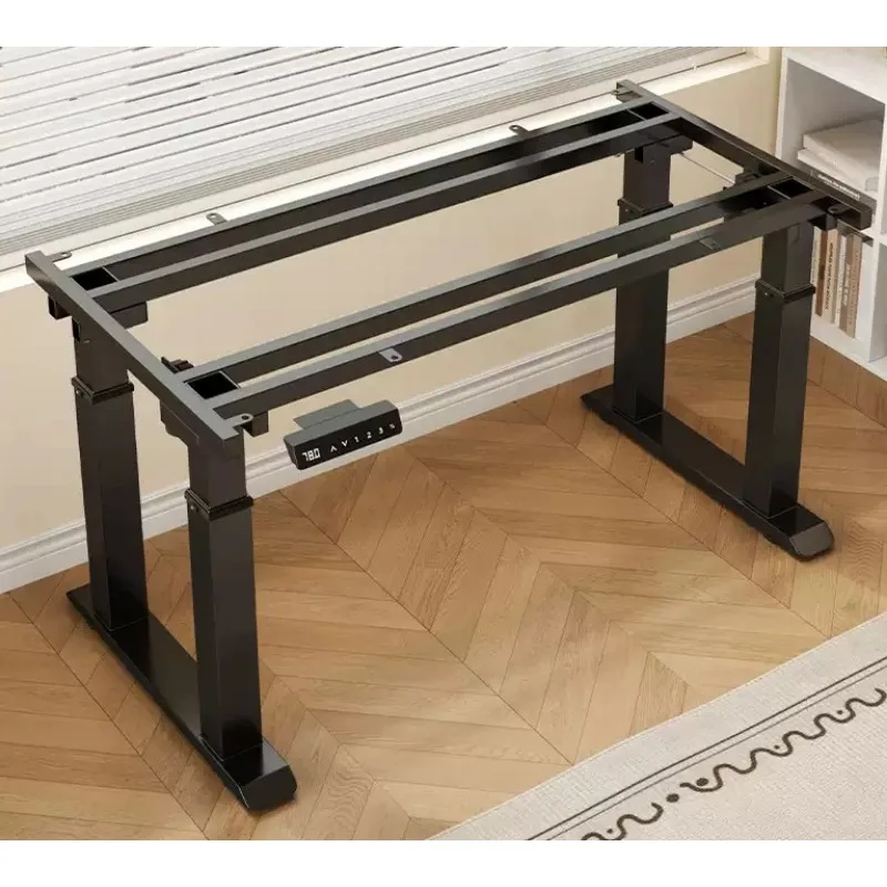 4‑Column Electric Lifting Desk Leg Frame Height‑Adjustable For Office Dining Coffee Closet Table Support