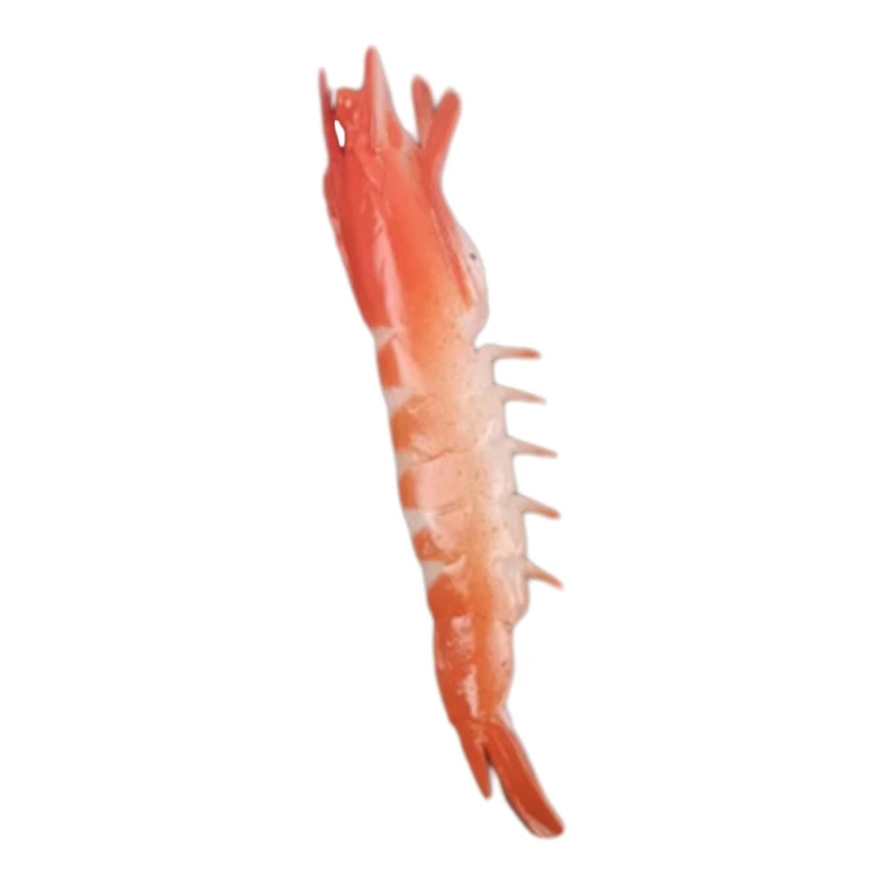 Artificial Shrimp Realistic Prawn Fake Shrimp Model Realistic Marine Ocean Toy