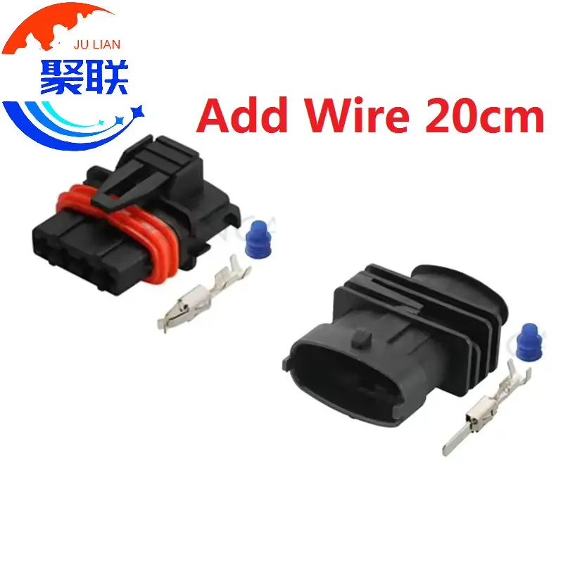 1Set 4Pin 1928403453 Auto Ignition Coil High Voltage Package Wiring Harness Spray Rail Plug for MAP Sensor Ora ECU 368162-1