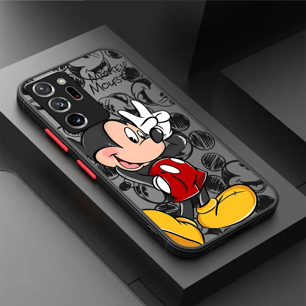 Phone Case for Samsung Galaxy Note 20 Ultra 10 Plus 8 9 Note 10 S24Ultra S23 S22 S21 S20 Disney Mickey Minnie Mouse Cover