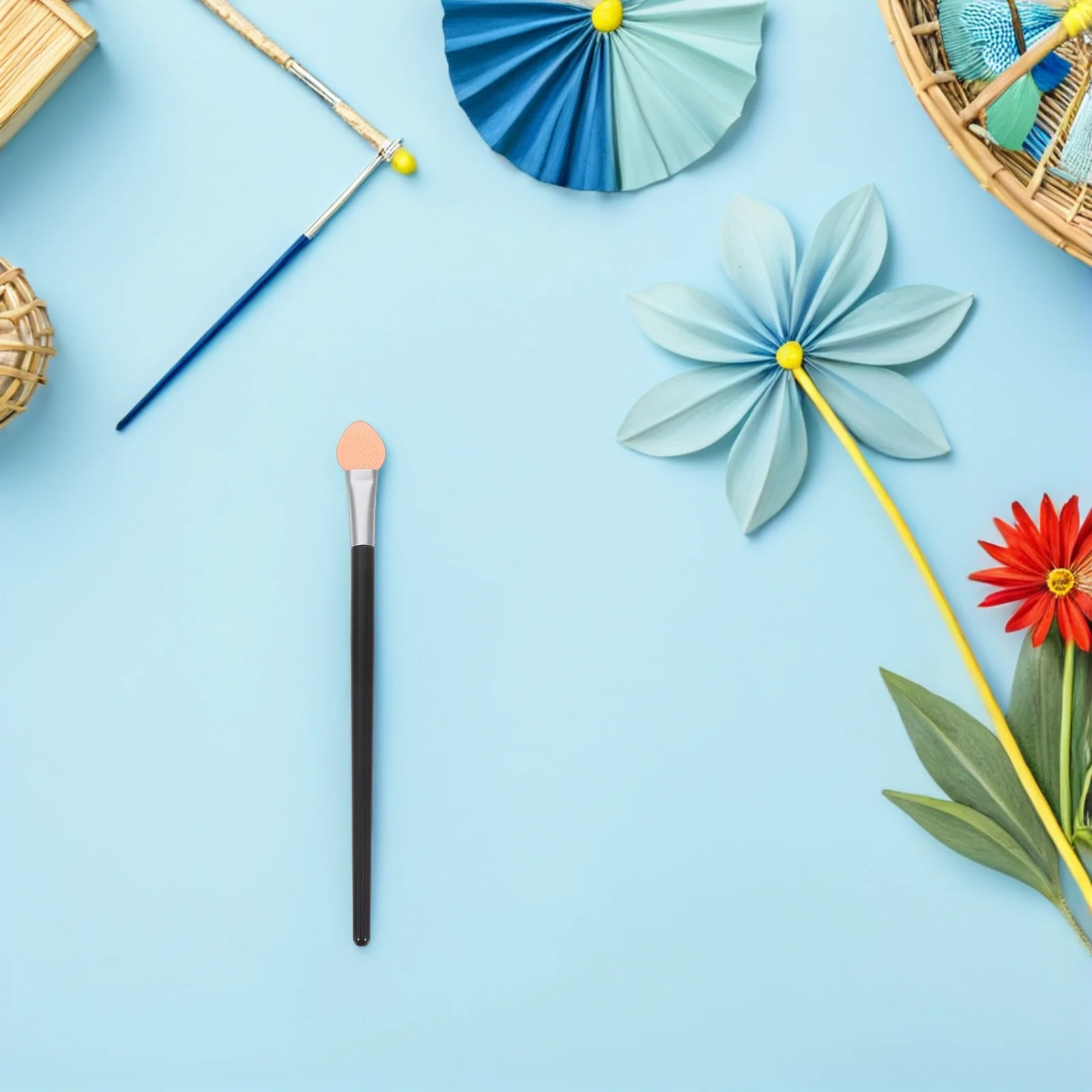 50Pcs Sponge Applicators Painting Mini Brushes Ink Blending Tools Soft Sponge Tip Craft Sponges Detailed Small Brush for DIY