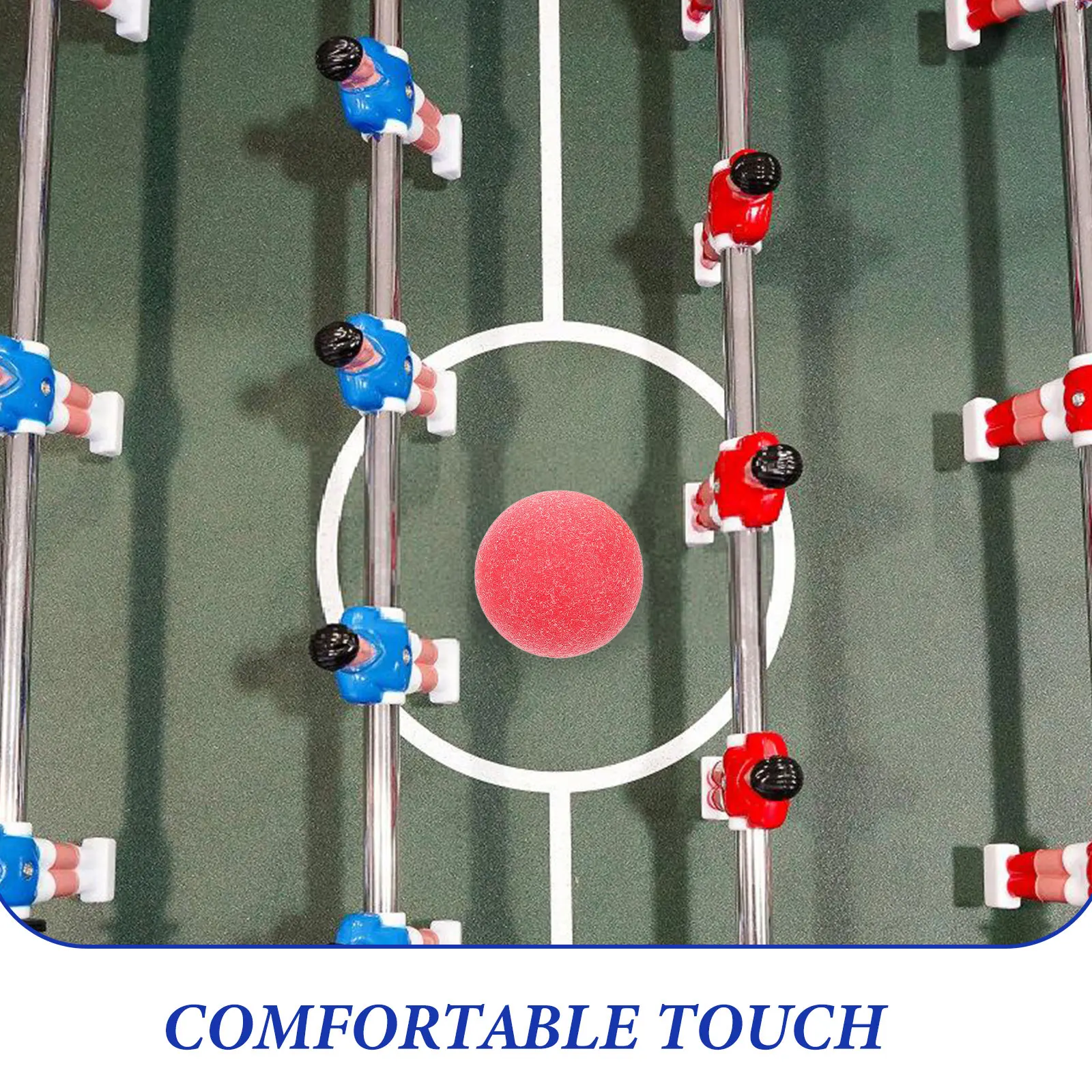 

4pcs 36mm Frosted Foosball Table Balls Enhanced Grip Durable Standard Size for Home Office Game Competition Foosball