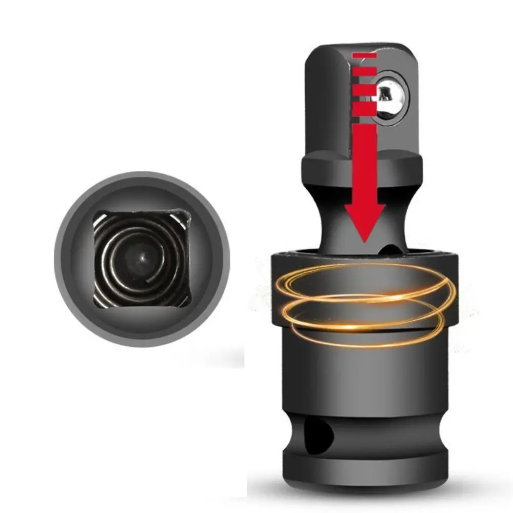 Imagem -04 - Drive Swivel Impact Socket Extensão Durável 360 Graus Air Wobble Sleeve Adapter u Knuckle Joint 2
