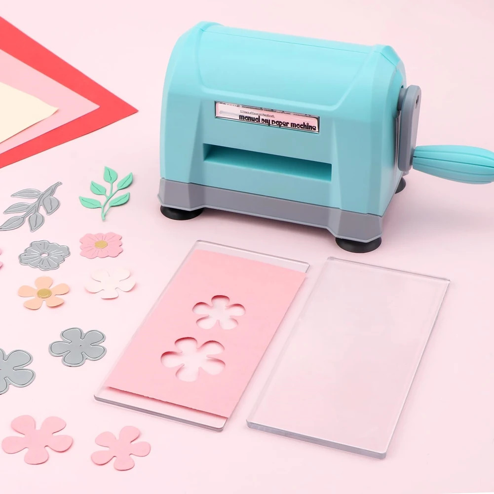 

Mini Manual Die Cutting Machine, Portable For Card Making Scrapbooking Paper Crafting, Embossing Functionality