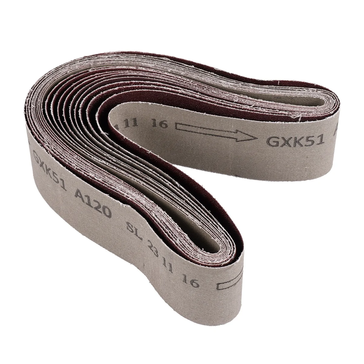 B50C 10Pcs Sanding Belts For Grinding Polishing Mixed 60/ 120/ 150/ 240 Grit 50 X 686 Mm