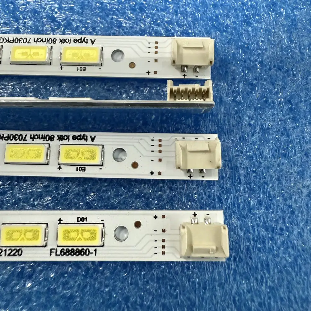 LED Backlight Strip for SHARP LC-80LE657U LC-80C6500U LC-80LE650U LC-80LE657U LC-80LE757U 80Inch 7030PKG 56EA A Type