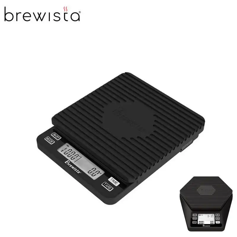 

Brewista II 0.1g/2kg with 6 smart scales Easy to operate modes Espresso/Pour-over Duilt-in timer Nano coating Water resistant