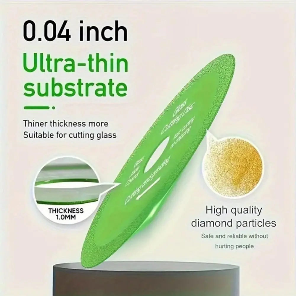 New Steel Glass Cutting Disc 100mm Diameter Circular Rock Slab Grinding Disc Polishing Cutting Blade Cutting Disk for Marble