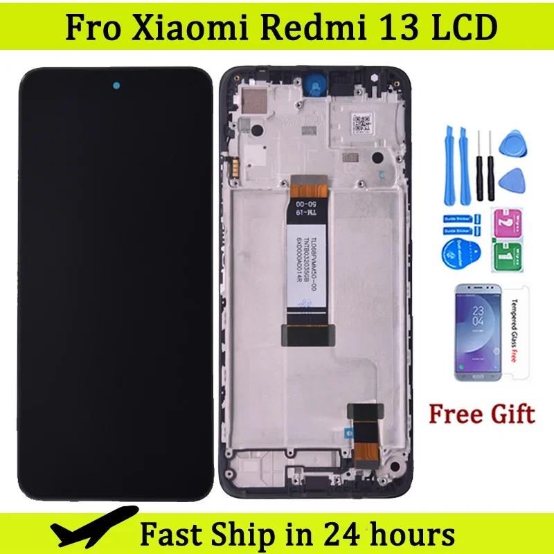 6.79” For Xiaomi Redmi 13 LCD Display Screen With Frame Touch Screen Assembly For Redmi 13 LCD Display Screen