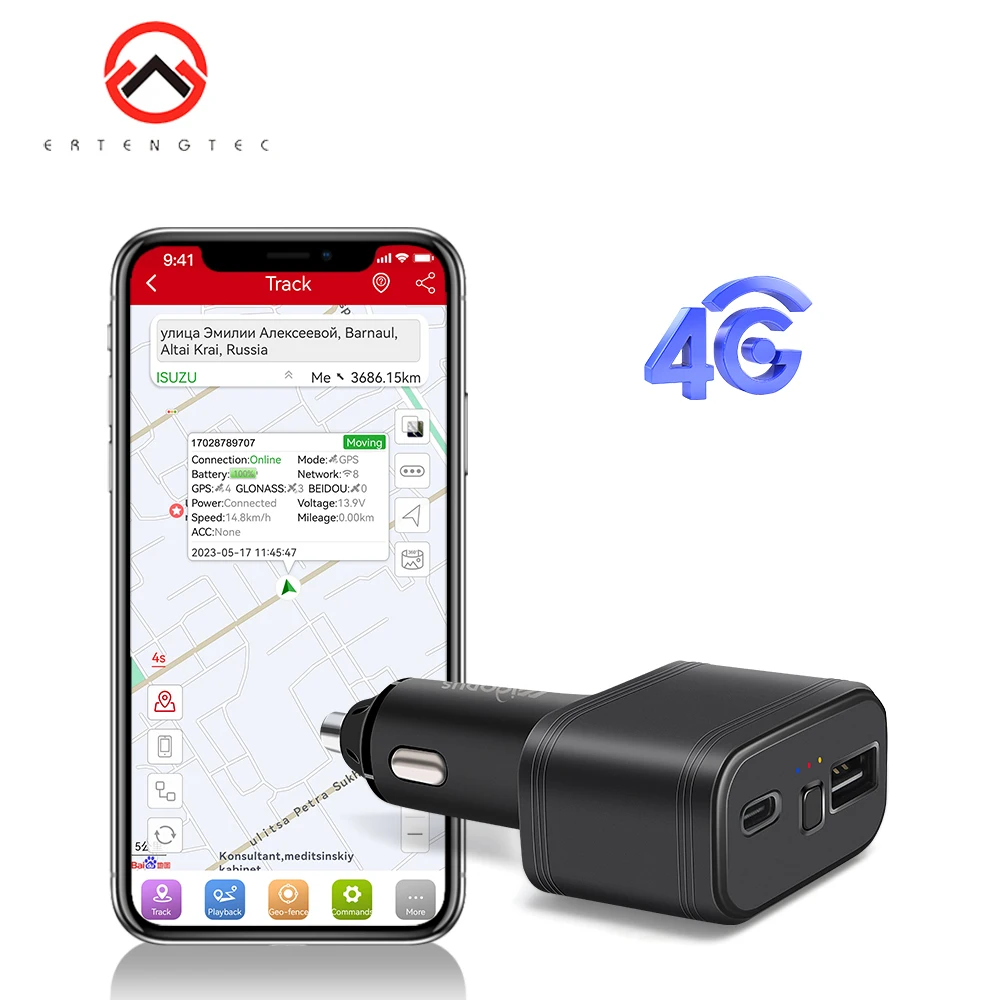 

4G GNSS Car Locator MV77G 9-32V Remote Vocie monitor Ignition Detection Safe Alerts GPS Tracker Geo Fence Web&APP Tracking