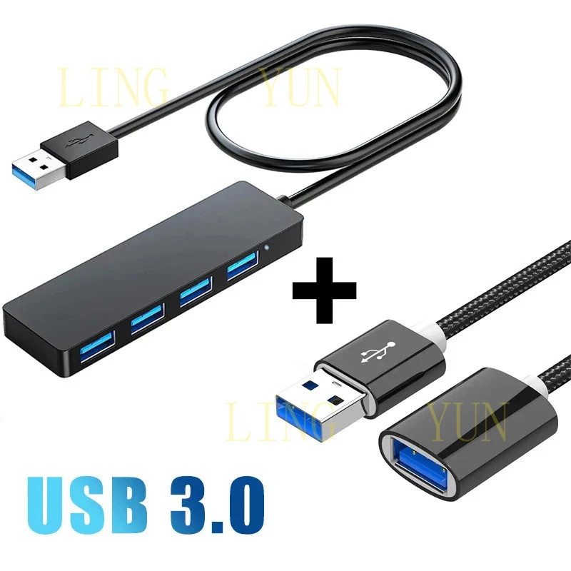 Z  USB Hub,USB Splitter for Laptop,Multiport USB 3.0 Hub Port Expander Fast Data Tr