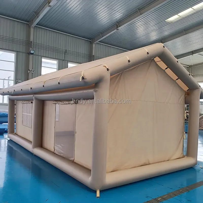 Nueva Carpa Inflable de Lujo de Doble Capa con Dos Habitaciones para Acampar en Familia y Fiestas al Aire Libre en Todas las Estaciones