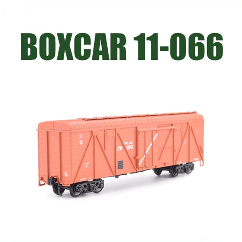 

1/87 Scale Soviet 11-066 Freight Car Simulation Railway Transportation SJLKN001-4 Static Display Collectible Toy Gift