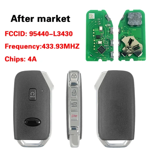 CN051214 Послепродажный 5-кнопочный смарт-ключ NCF29A1M 4A чип 434 МГц FCC 95440-L3430 CQOFD00790 автоматическое управление запусками для KIA K5 2022+