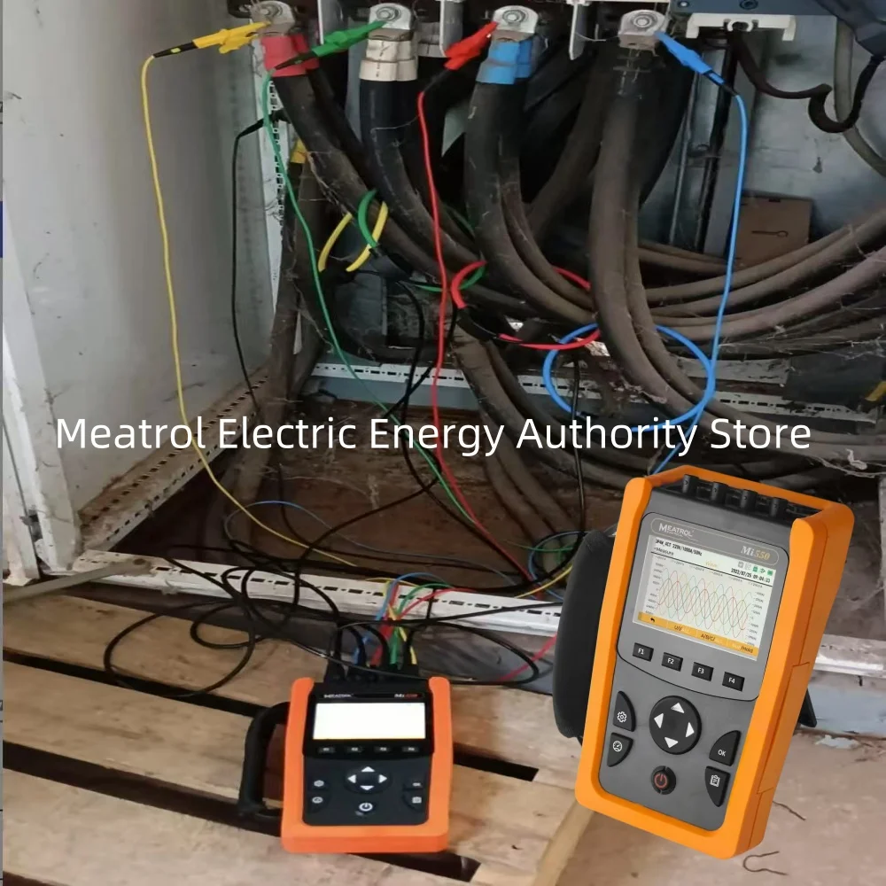 

MEATROL Mi550 Trend graphic Waveform display Power quality analyzer Electricity energy meter Data logger