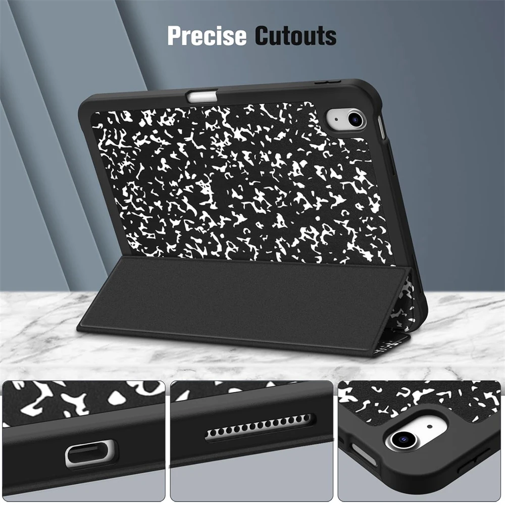 For iPad Air 8 7 6 11 M2 M3 M4 Air 5 4 10.9 Case iPad 10th Generation 11th A16 10.2 9th 8th Cover iPad Pro 11 Pencil Holder Case 6