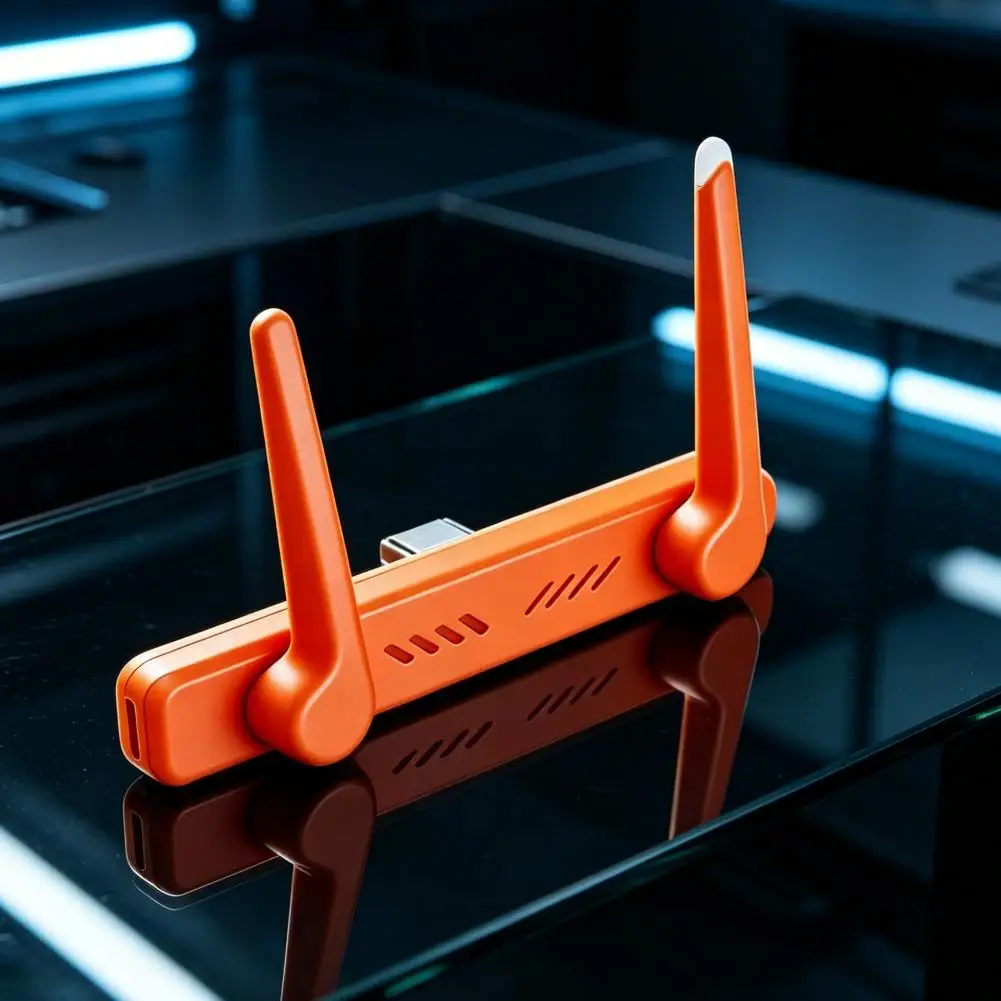 2-in-1 Fast Charging Stand Built-in Phone Stand 360° Rotating 100W Detachable Cable Converter Foldable Phone Bracket for Type-C