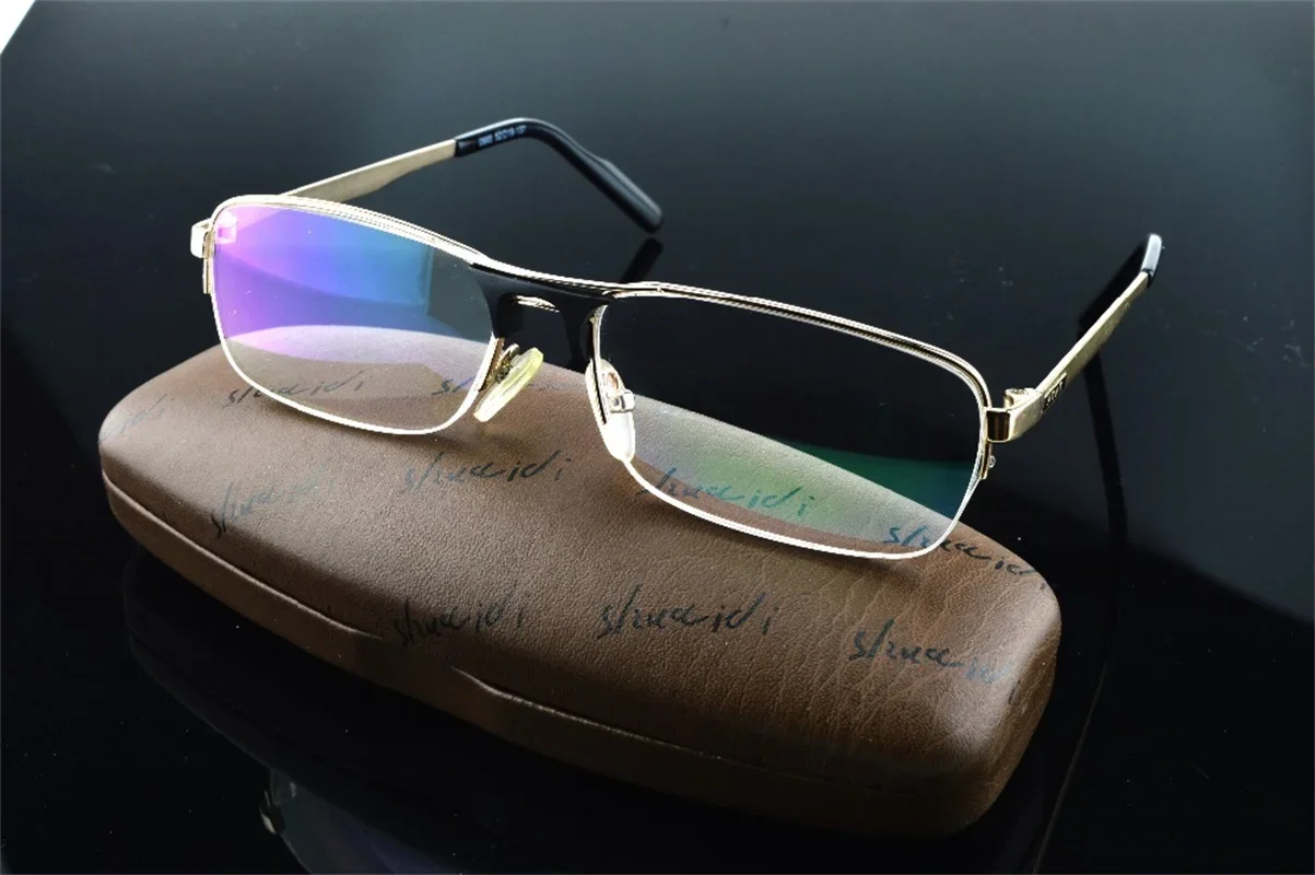 Real New Designer Crystal Titanium High Quality Aviation Style Minister Oculos Reading Glasses +1 +1.50 +2.0 +3.0 +3.5 +4