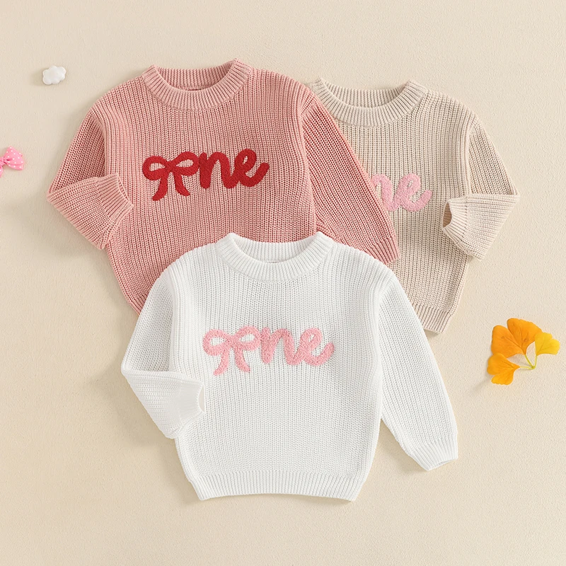 Baby Boys Girls Knit Sweater Clothes 2025 New Toddler Infant Newborn Knitwear Soft Spring Long Sleeve Baby Pullover Tops